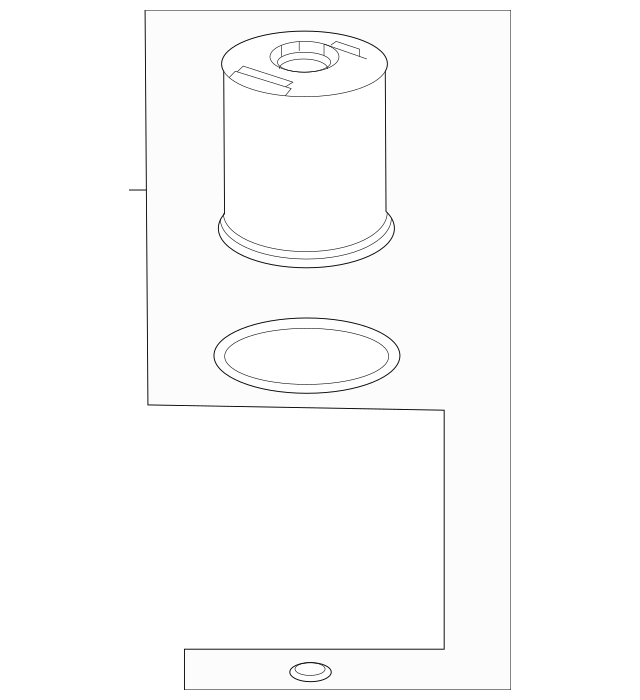 Genuine GM Fuel System Fuel System Components-Filter Element 13539108 OEM