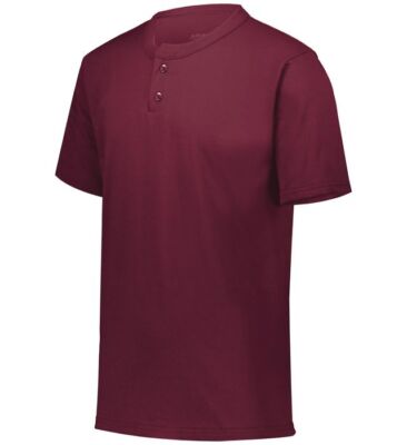 Augusta Sportswear 643 SIX-OUNCE TWO-BUTTON BASEBALL JERSEY