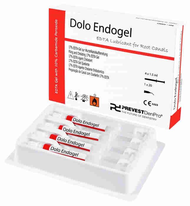 PREVEST DOLO ENDO GEL 17% EDTA 10% CARBAMIDE PEROXIDE ROOT CANAL LUBRICANT FS.