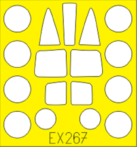 Eduard Mask 1/48 TSR-2 Mask for Airfix  EUEX 267