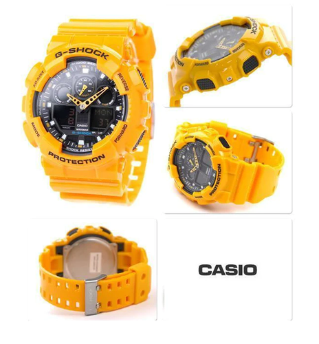 J-065 カシオ G-SHOCK GA-100A9ADR Casio G-shock GA-100 Series Digital Watch GA-100A-9ADR US*us
