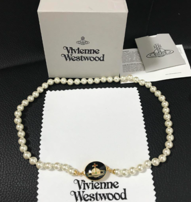 Vivienne westwood pearl necklace length deals