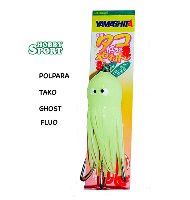 POLPARA YAMASHITA TAKO GHOST GLOW  FLUO SIZE M PESCA MARE POLPO