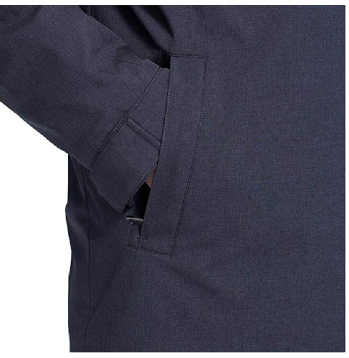 Weatherproof Men's Ultra Tech Men's Jacket Fleece Bib Removable Hood