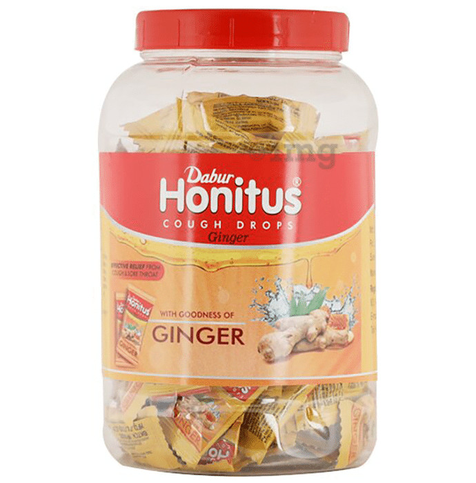 Dabur Ginger Honitus Cough Drops Lozenges