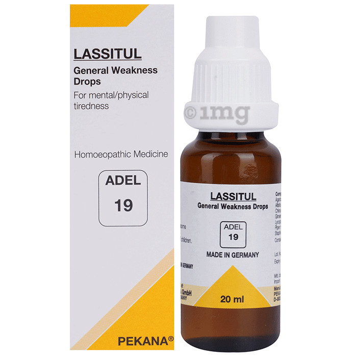 ADEL 19 Drops 20ml Pack LASSITUL Adel PEKANA Germany OTC Homeopathic Drops