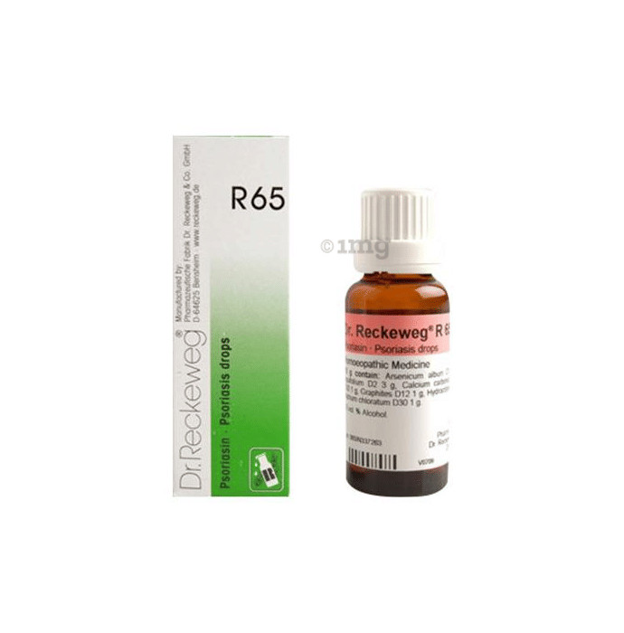 Dr. Reckeweg R65 Psoriasis Drops 22 ml reduces frequent skin eruptions