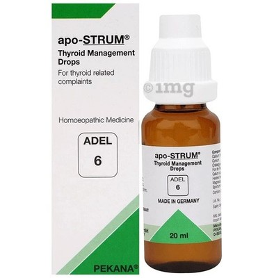 ADEL 6 Drops 20ml Pack apo-STRUM Adel Pekana Germany OTC Homeopathic Drops n876