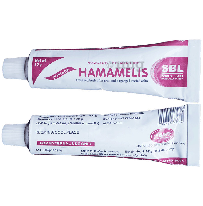3 x SBL HAMAMELIS Ointment 25g Cream Homeopathic Piles Wellness