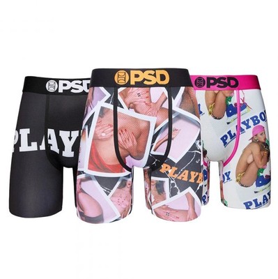 

Мужские трусы-боксеры PSD Multi Playboy (3 шт.), Multicolor