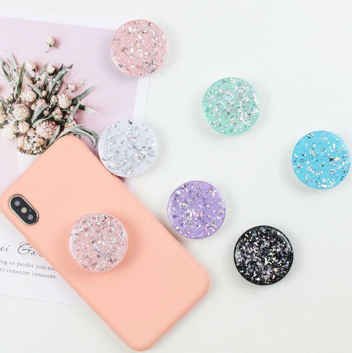 Handy Fingerhalter Pop Up Ring Glitzer Handyhalterung Universal Ständer 