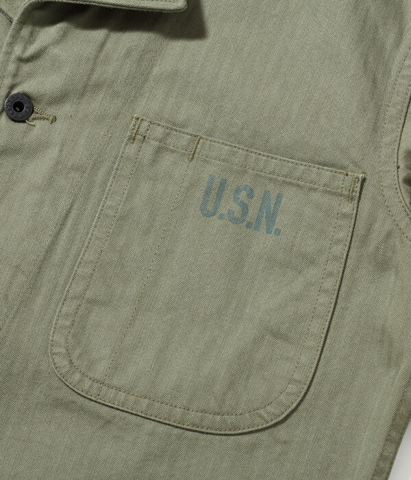 Pre-owned Buzz Rickson's Lot No. Br14872 N-3 Utility Jacket U.s. Navy Recommend Japan In Green