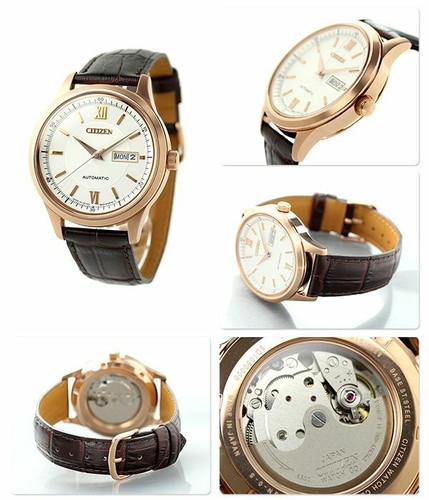 Pre-owned Citizen Collection Ny4052-08a Automatic Mechanical Japan Made Mens Watch Us4