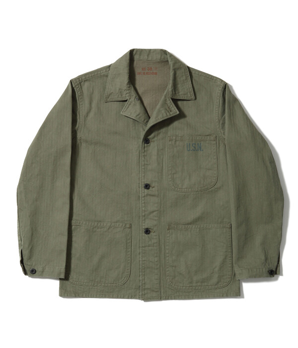Pre-owned Buzz Rickson's Lot No. Br14872 N-3 Utility Jacket U.s. Navy Recommend Japan In Green