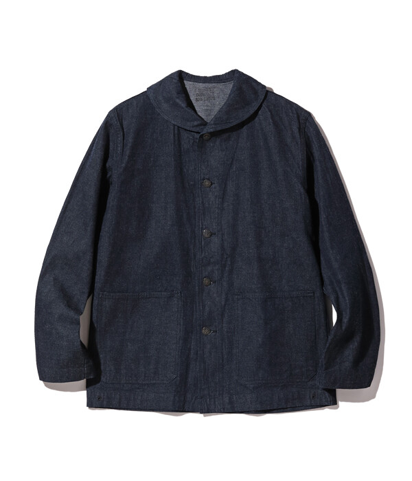 ジャケット・アウター BUZZ RICKSON'S US NAVY DUNGAREE JUMPER Buzz Rickson Shawl Collar Denim Jacket Men's Reproduction of