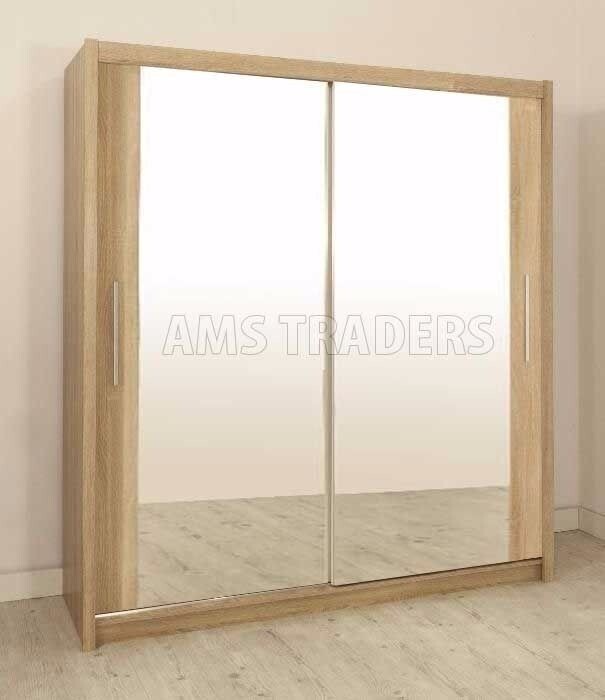 Flat Pack In Boxes Berlin 2 Door Sliding Wardrobe
