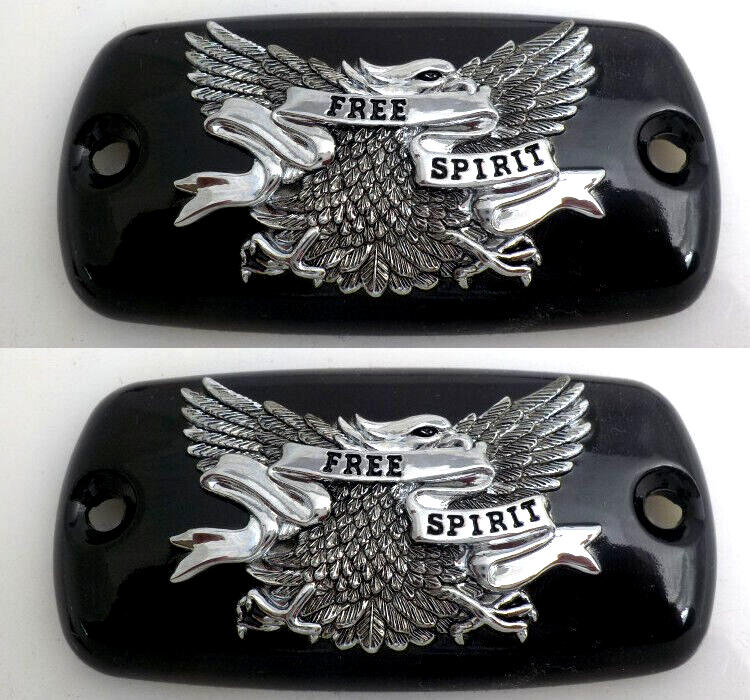 Yamaha Royal Star Venture 1300 - Black & Chrome master cylinder caps/lids/covers
