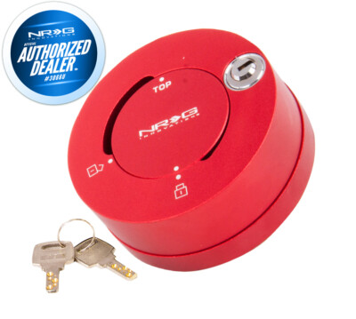NEW NRG Steering Wheel Quick Release Quick Lock Red w/ two Keys SRK-101RD
