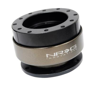 NRG SFI Approved Ball lock Quick Release Kit SPEC 42.1 Matte Black SRK-200-1BK