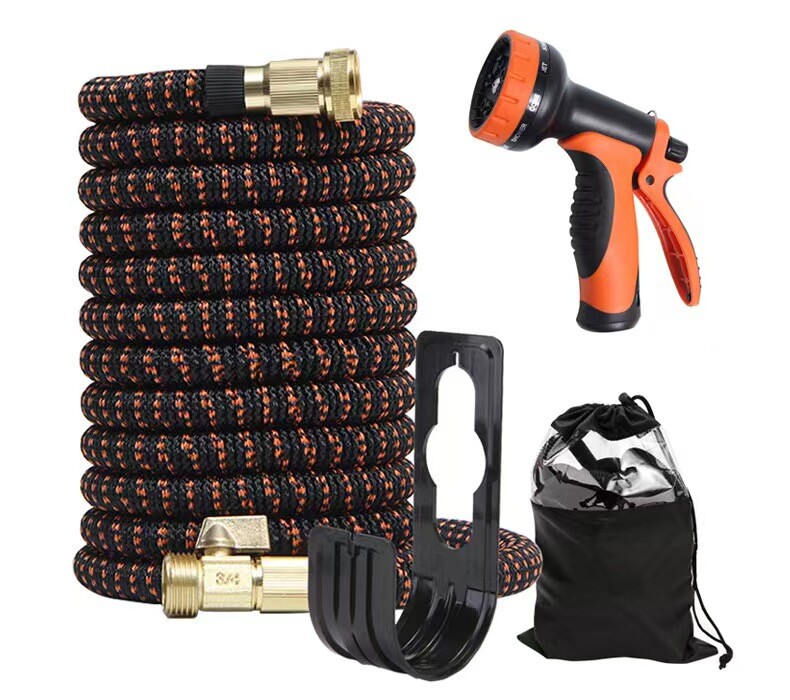 Expandable Flexible Garden Water Hose Spray Gun Set (25ft,50ft,75ft,100ft,150ft)