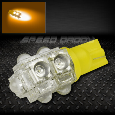 T10 W5W 194 ЯНТАРНАЯ ЛАМПА НАКАЛИВАНИЯ САЛОНА АВТОМОБИЛЯ с КУПОЛОМ/КАРТОЙ на КЛИНЕ с 9 СВЕТОДИОДАМИ SUPER FLUX LED