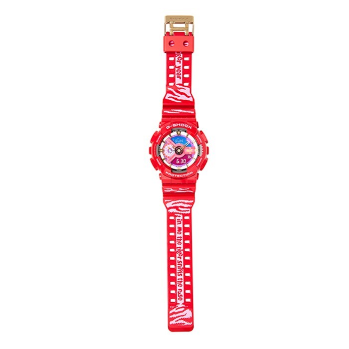 Pre-owned Casio G-shock Ga-110cca21-4pfc Chinese Zodiac Year Of The Tiger Limited Edition