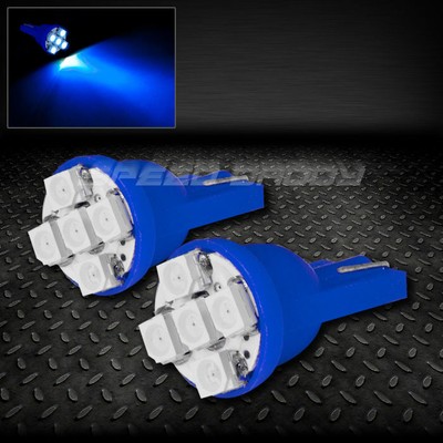 ПАРА 5SMD 5 3020 SMD СВЕТОДИОДНЫХ ЛАМП T10 W5W 194 360 СИНЕГО ЦВЕТА С ВНУТРЕННИМ КУПОЛОМ И КЛИНОВИДНОЙ ЛАМПОЧКОЙ