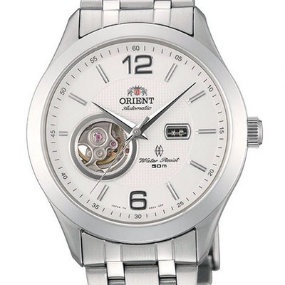 orient golden eagle 21-jewel automatic dress watch w/sapphire