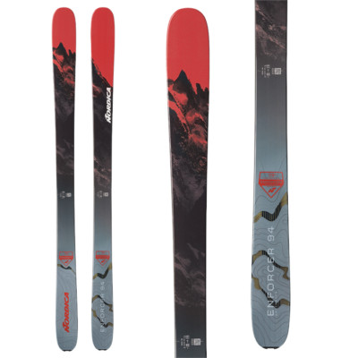 NEW 2024 NORDICA ENFORCER UNLIMITED 94 172cm SKIS w/ATOMIC STRIVE 12GW BLACK