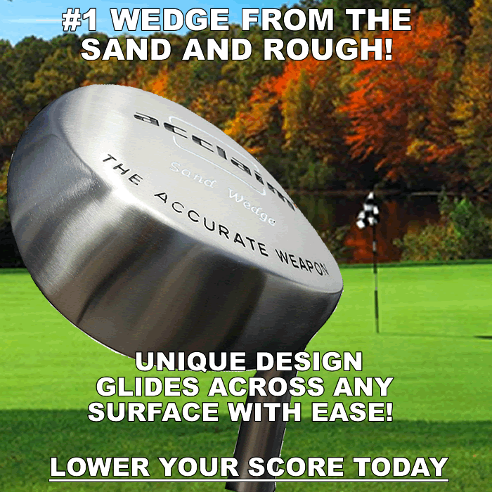 #1 SHORTGAME ACCLAIM ACCURATE WEAPON PGA SAND CUSTOM WEDGE MENS LADIES SENIOR