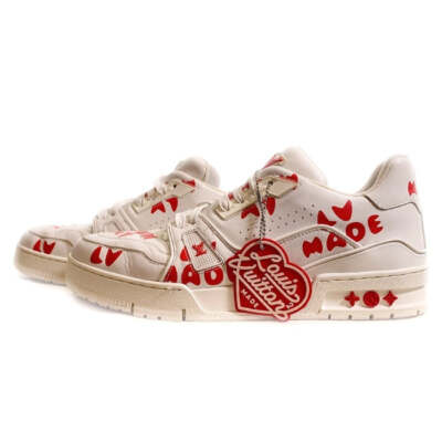 Louis Vuitton LV Trainer Line NIGO Leather Low Top Sneakers