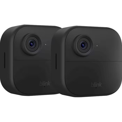  NEW! Blink Outdoor 4 Wireless 2-Camera Smart Security Camera System WireFree 