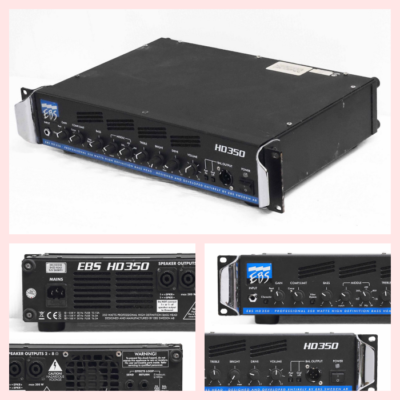 EBS HD-350 Bass Guitar Amp Head 350W Used Tested w/ Power