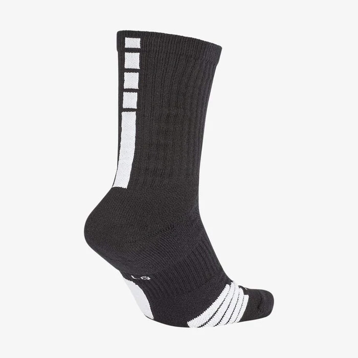 NEW WOMEN'S YOUTH NIKE ELITE BASKETBALL CREW SOCKS BLACK SX7622-013 SMALL