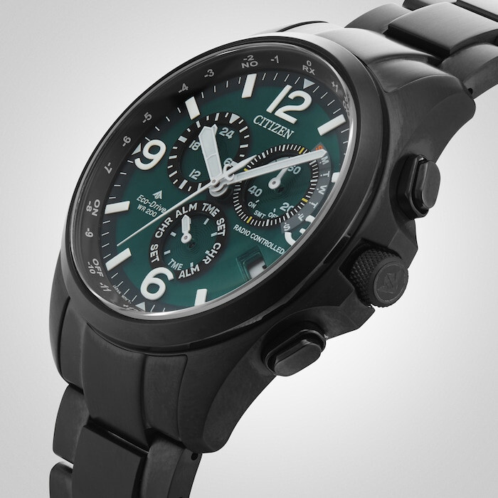 Pre-owned Citizen Eco Drive Man's Radio Controlled Promaster Chronog. Watch Cb5925-82x