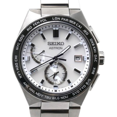 Seiko Astron Nexstar Radio Solar SBXY049/8B63-0BD0 White Dial 43mm