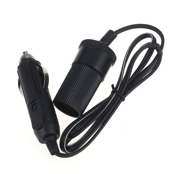 12V 10A Car Accessory Cigarette Lighter Socket Extension Cord Cable 1m US