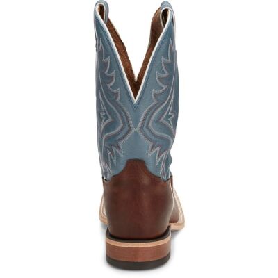 Pre-owned Tony Lama Men's 7955 Avett 11" Maple (brown) Square Toe Unit Heel Western Boots