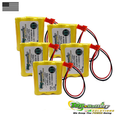 Emergency Lighting Battery For Sure-Lites 026-148 26-148 LPX70RWH Jiangmen Qty.5