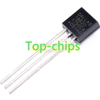 10 PCS DS18B20 TO-92 18B20 1-Wire Digital Thermometer new and original