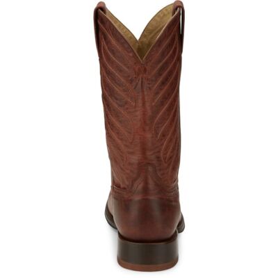 Pre-owned Tony Lama Men's Dr3036 Lenado 12" Cognac Round Toe Classic Western Boot In Cognac (brown)