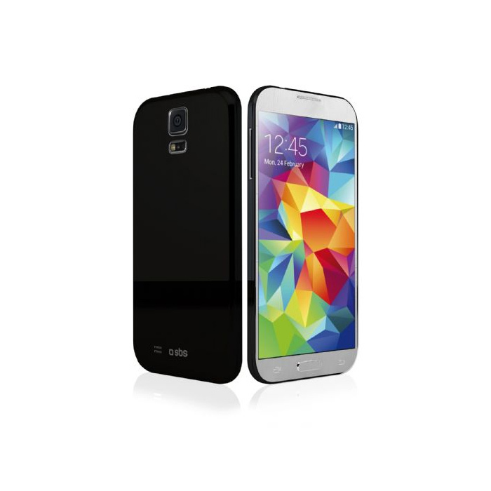 SBS AERO CUSTODIA CASE RIGIDA per SAMSUNG SM G900 GALAXY S5 NERA