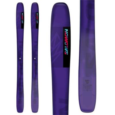 BRAND NEW! 2025 SALOMON QST 98 SKIS 176cm w/ATOMIC STRIVE 12GW BLACK BINDINGS