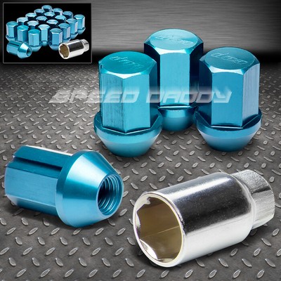 ДЛЯ 350Z 370Z 240SX IMPREZA BLUE 16 АНОДИРОВАННАЯ ГАЙКА КРЕПЛЕНИЯ КОЛЕСА/ОБОДА 12X1,25 С ЗАМКОМ