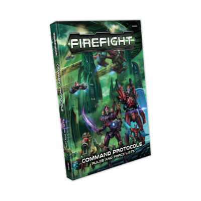 Firefight Command Protocols Book & Counters Mantic Sci-fi 28mm Rule Rulebook THG
