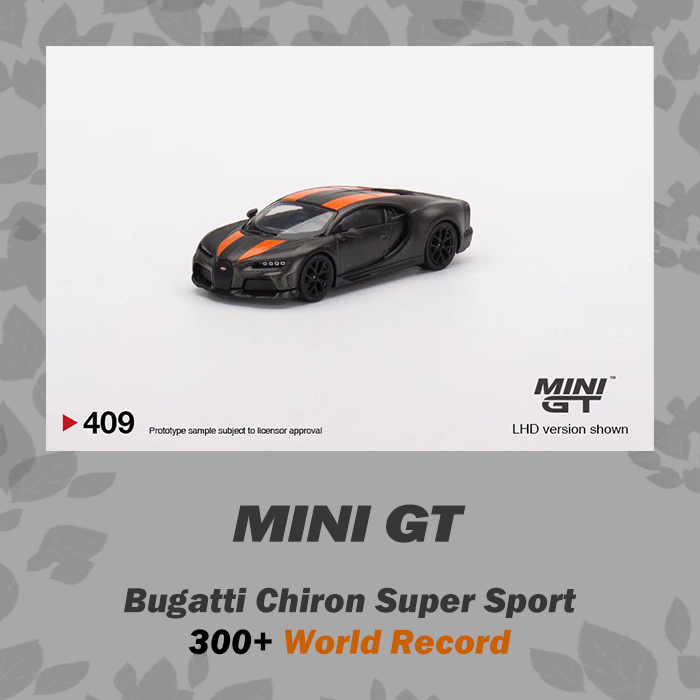 ミニカー MINI GT Bugatti Chiron Super Sport 300+ Mini GT Bugatti Chiron Super Sport 300+ Matte Black – Krazy