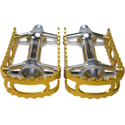 MKS BM7 Bear Trap Pedals Gold 9/16''