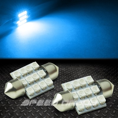2X12 SMD 12SMD 31 ММ СИНИЙ 3528 5050 СВЕТОДИОДНЫЙ ВНУТРЕННИЙ КУПОЛ/КАРТА 12 В ЛАМПОЧКА НАКАЛИВАНИЯ