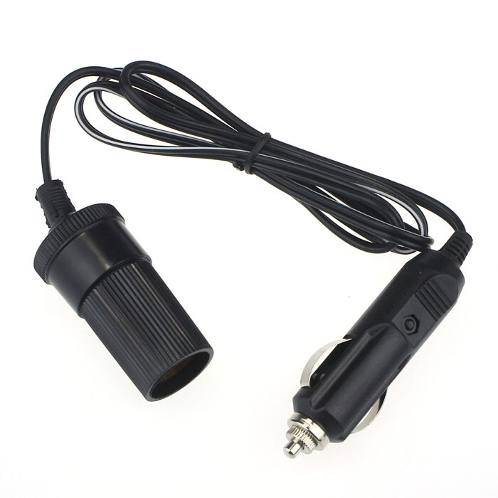 12V 10A Car Accessory Cigarette Lighter Socket Extension Cord Cable 1m US