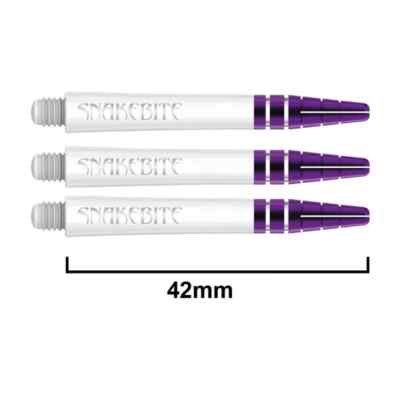 Red Dragon Shaft - Nitrotech Peter Wright Snakebite White/Purple - (Medium 42mm)